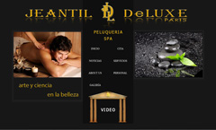 The site of spa salon JEANTIL DeLUXE Paris